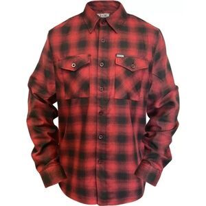 Dixxon Flannel Men's XL Black Red The Watts Sold Out Fall Buffalo Plaid